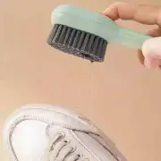 Multi Function Soft Hair Shoe Brush With Built in Soap Dispenser