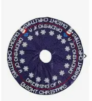 The Office NBC Dreaming of a Dwight Schrute Christmas Tree Skirt NWT
