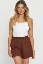 White Singlet Top Round Neck Seamless - Size S, Women's Singlet