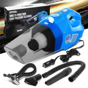 Blue 2In1 Corded Portable Mini Vacuum Cleaner w/LED Light & Air Compressor Pump