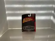 JOHNNY LIGHTNING -1971 Plymouth GTX - BLACK - WHITE STRIPES - BLACK WHEELS