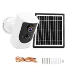 1080P Night Vis-ion Camera Solar Panel Video HD WIFI IP65 Motion Detection 2‑W