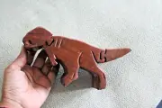 Dinosaur Puzzle Box Chippy Combination Rare Unisex Ring boxes Stacking fun Toy