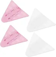 FRCOLOR 4pcs Safety Sliding Door Locks Adhesive Window Locks for Childproofing Secure Protection for Home Pink White Easy One Handed Operation
