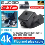4K Wifi DVR Dash Cam Camera for Cadillac XTS 2013 2014 2015 2016 2017 2018 2019