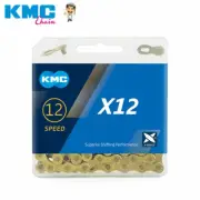 KMC X12 12-Speed Gold Ti-N Chain 126Links for SRAM NX Eagle 12 Speed Power Chain