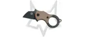 FOX KNIVES Mini-Ta Liner Lock FX-536CBB Coyote Brown Stainless Pocket Knife