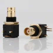 HIFI Audio BNC Female Socket Connector PCB Panel Mount Soldering Lron Adapter
