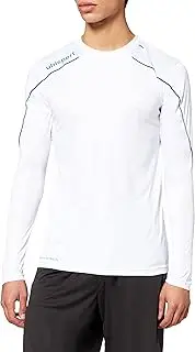 [uhlsport] Kid's Stream 22 Children's Long Sleeve Jersey, White/Azure, 140