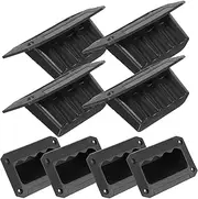 Veemoon Vintage Amplifier Handle Replacement 8 Pack Speaker Carrying Handles Abs No Pre-Drilling Comfortable Grip for Subwoofer Speaker Barn Door