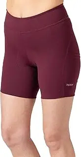 [TERRY] Wayfarer 7 Inch Inseam Short - Women's Moderate Compression Padded Cycling Short, Multi-Day Touring