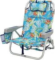 [Tommy Bahama] 2 Pack Backpack Beach Chair 5 Position Chair, Including Lay Flat (Floral)