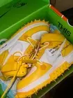 Size 9 - Nike Off-White x Air Force 1 SP Leather Mid Varsity Maize