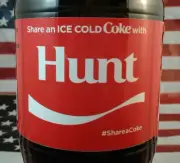 Share A Coke With Hunt Limited Edition Coca Cola Bottle 2017 USA