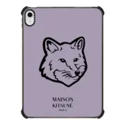 iPad 10.9-inch (10th gen) iPad Impact Case Maison Kitsuné Bold Fox Head Wisteria Purple Tablet Case