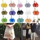 Reusable Grocery Produce Bags Cotton Mesh String Net Tote Bag Fruit Vegeta UI
