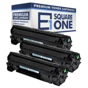 3PK 83A Cf283a Black Toner Cartridge Hp Laserjet Pro M125a M125nw M127fn M126a