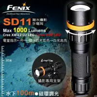 在飛比找樂天市場購物網優惠-【錸特光電】FENIX SD11 1000流明 磁環調光潛水