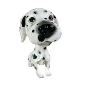 Catzon Bobbleheads for Car Dashboard Dalmatian Dog Ornaments for Car Vehicle Desk
