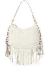 [Marcs] Fran Fringe Leather Bag in Ivory