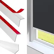 iHomeBlinds 100% Flexible Blackout Light Blocking Strips for Blinds & Shades 2PCS (60" 2PCS)