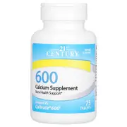 21st Century, Calcium Supplement 600, 75 Tablets