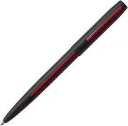 Fisher Space Pen - Non-Reflective Matte Black Firefighter Edition M4BFFR - Pocket Clip - Cap-O-Matic