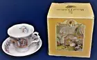 NIB ROYAL DOULTON England BRAMBLY HEDGE Porcelain FOUR SEASONS-WINTER Cup&Saucer