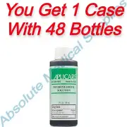 *48-Bottles* Medline Aplicare Povidone-Iodine Solution 2 Oz Antiseptic APL82222