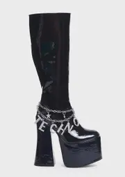 [Club Exx] Tech-No For An Answer Platform Boots