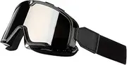 Ghjkldha Goggles For Dirt Cycles, Windproof Racing Eyewear, Dustproof Protective Motorcycle Glasses, Riding Gear, Comfortable Secure Fit, Anti-UV Goggles Men Women Youth Racing Sports,