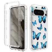 Pattern Printing Phone Case for Google Pixel 8 Pro ,PC Frame + TPU Anti-drop Clear Phone Cover
