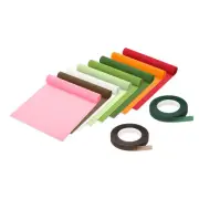 8.2ft Crepe Paper Roll, 8 Roll 10" Width Crepe Paper Roll Sheet, Multicolored 21