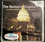 The Nation's Capitol U. S. Capitol Building 3d View-Master 3 Reel Packet SEALED