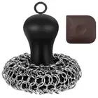 Cast Iron Cleaner Chainmail Scrubber Black 316 Chain Mail Scrubber K6R41724