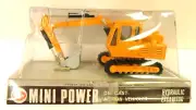 SHINSEI COX MINI POWER #4112, HYDRAULIC EXCAVATOR, SCALE 1:60, IN PACKAGE
