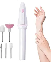 Nail File Electric Drill - Cordless Nail File Machine,Manicure Supplies Pedicure Kit, Hand Foot Care Tool Battery Operated for Home & Salon Use