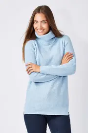 Deluxe Roll Neck Pullover--ELM-8170033