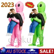 Inflatable Costume Blow Up Suits Monster Alien Carrying Human Cosplay Party game