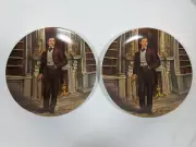 Edwin M. Knowles Gone With The Wind Collector Plates "Rhett" W/ Boxes and COA