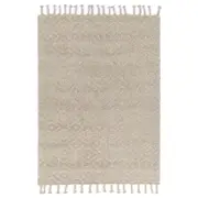 Brand Ventures Goa Diamond Wool Blend Ash Rug