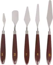 Painting Knife - 5-Piece Spatula Palette Knives with Stainless Steel Blade an...