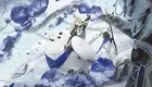 Anime girls natori youkai artwork animal ears blonde Playmat Game Mat Desk
