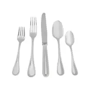 CHRISTOFLE ALBI SILVER PLATED 5-PIECE FLATWARE SET 0021185 ( NEW SEALED )