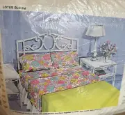 NEW RARE 1970’s Vintage Wondercale Springmaid Sheets Daisy Flower Double Fitted