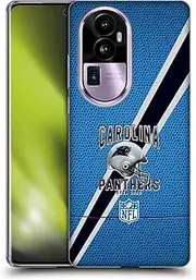 Head Case Designs Officially Licensed NFL Football Stripes Carolina Panthers Logo Art Soft Gel Case Compatible with Oppo Reno10 Pro+