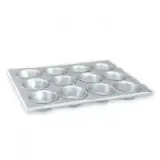 Muffin Pan / Tin 24 Wells 104mL 515x350mm Aluminium Cupcake / Baking