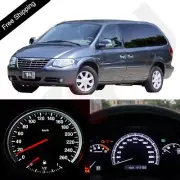White LED Dash Cluster Instrument Light Kit Fits 2001-04 Chrysler Town & Country (for: Chrysler)