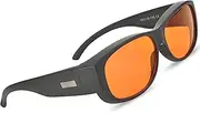 Fit-Over Style Blue Blocking Eye Wear - Special Tinted Lenses Help You Sleep and Relax Your Eyes (Nighttime)