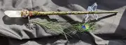 CLEAR QUARTZ POINT WAND - WITCHES & WIZARDS - COSPLAY - UNIQUE - COLLECTABLE